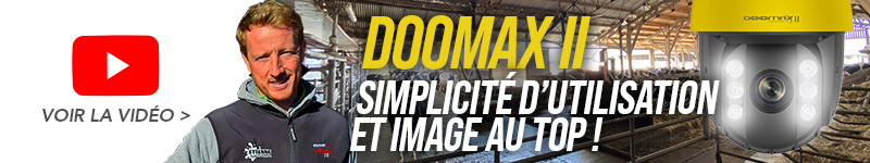 Bandeau publicitaire pour doomax tourelle